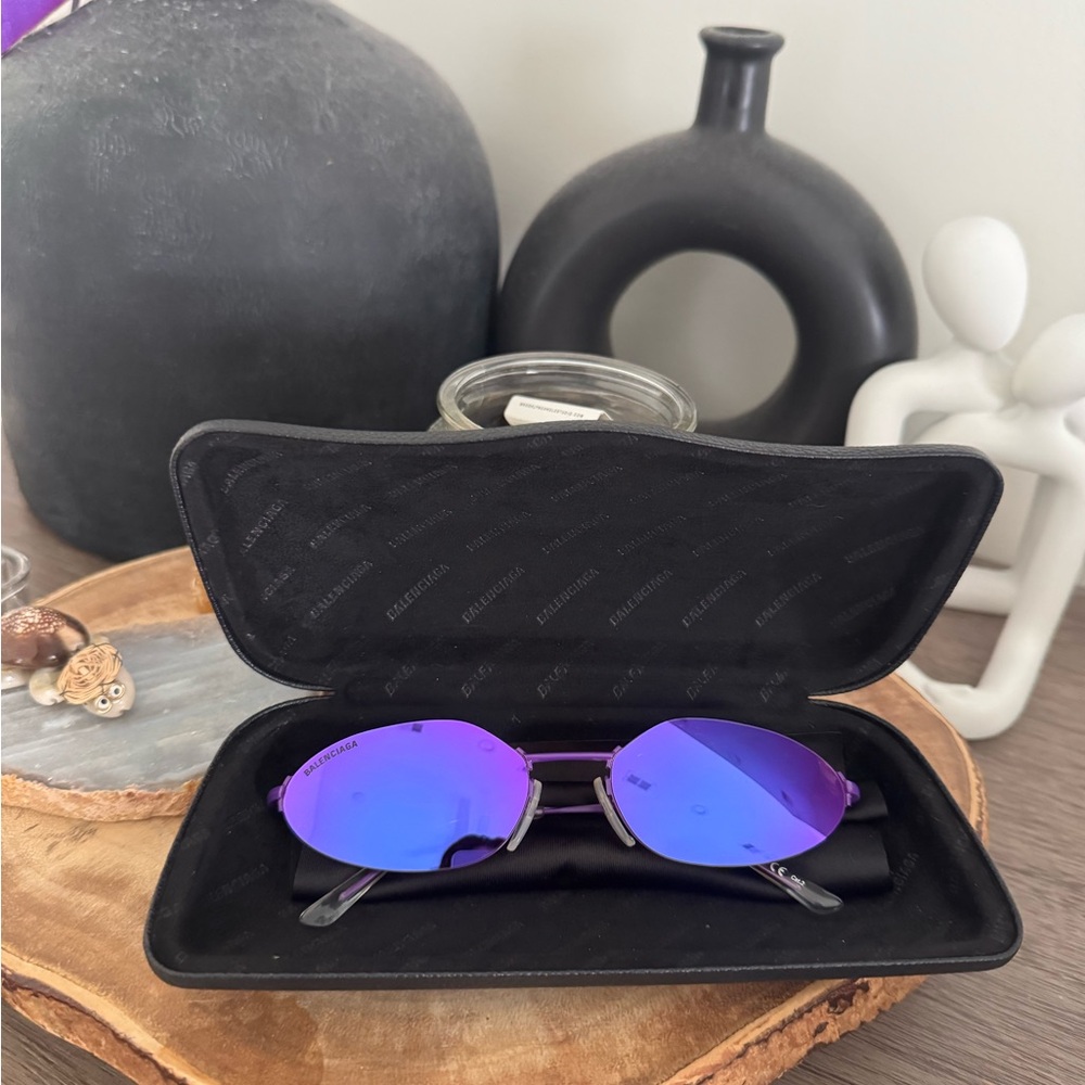 Balenciaga Violet 58MM Sunglasses like NEW